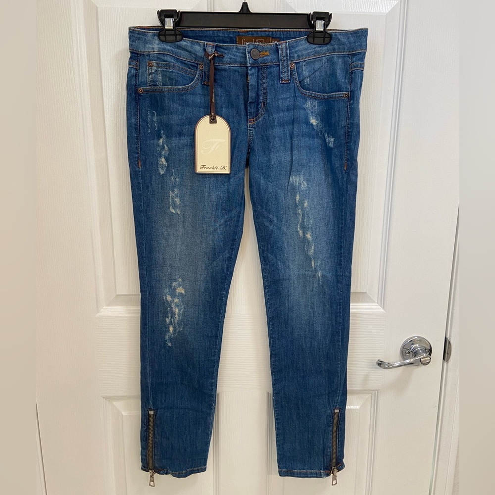 Frankie B. Ankle Skinny Low Rise Jeans size 28 NWT